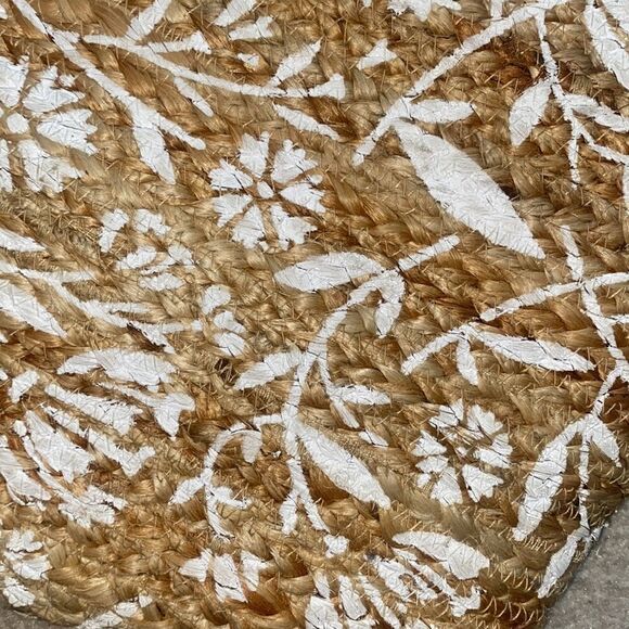 Antik Kraft Printed Straw Tote Bag! - Picture 4 of 8